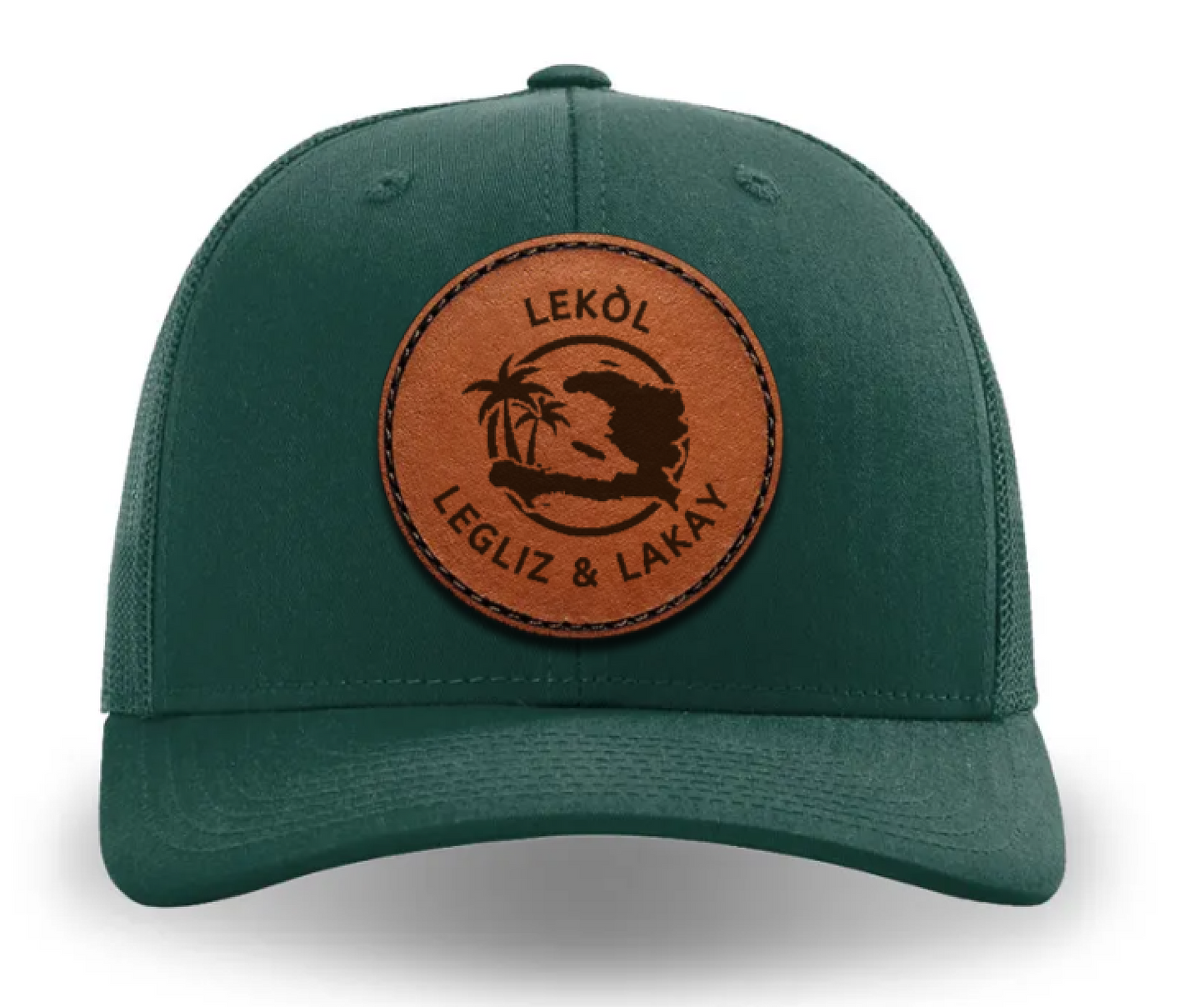 Lekòl Legliz & Lakay Green Hat